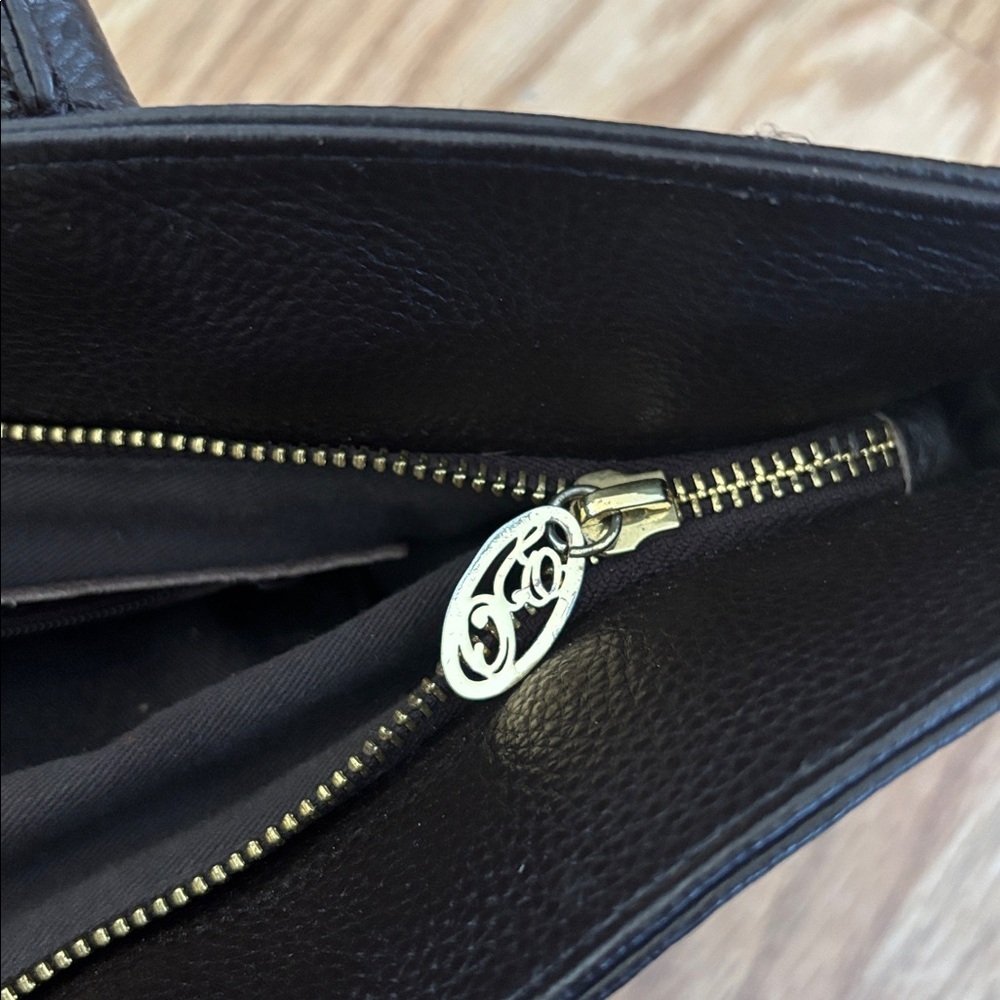 Onna Ehrlich Pebbled Leather Tote | Chocolate Brown Work Bag | Quiet Luxury - Picture 9 of 14